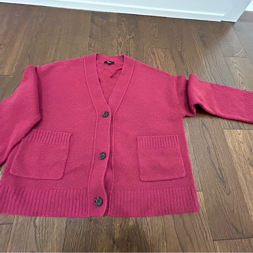 Women's Berry Red boxy sweater